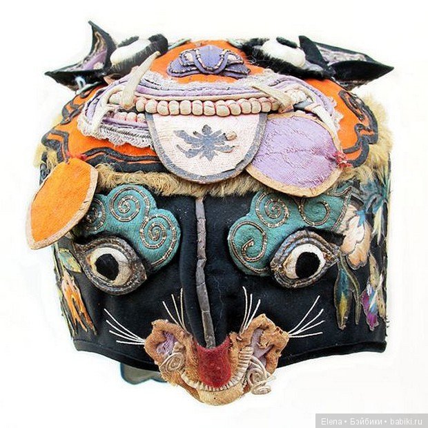 Vintage Chinese Children's Hat или винтажные китайские шапочки (фото 5)