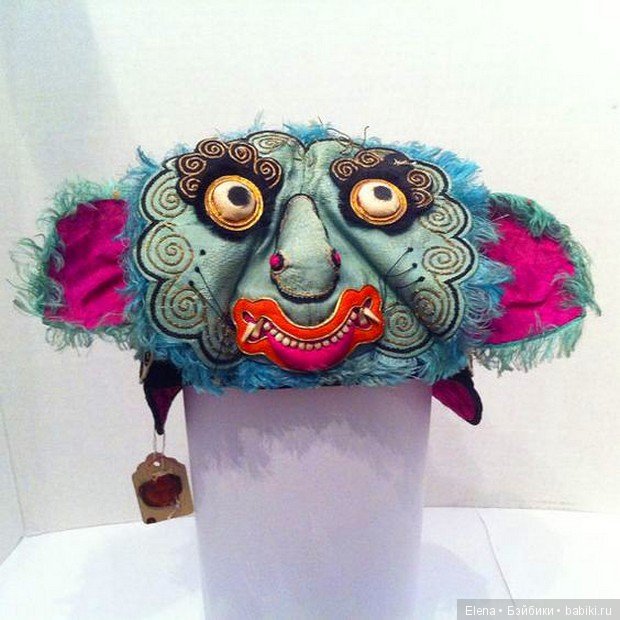 Vintage Chinese Children's Hat или винтажные китайские шапочки (фото 7)