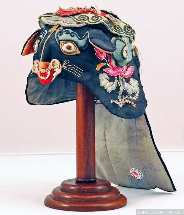 Vintage Chinese Children's Hat или винтажные китайские шапочки (фото 9)