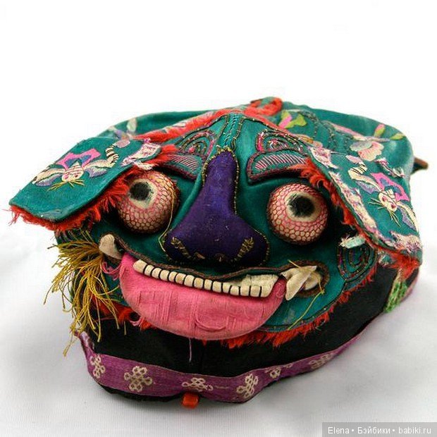Vintage Chinese Children's Hat или винтажные китайские шапочки