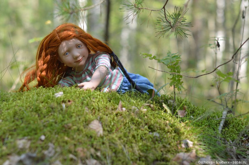 В летнем лесу с Анн-Майей. Zwergnase Ann-Maja