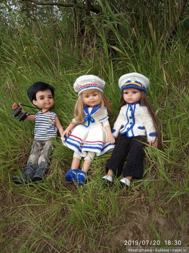 Кэрол хочет на море — Мягкие игровые и текстильные куклы: тряпичные