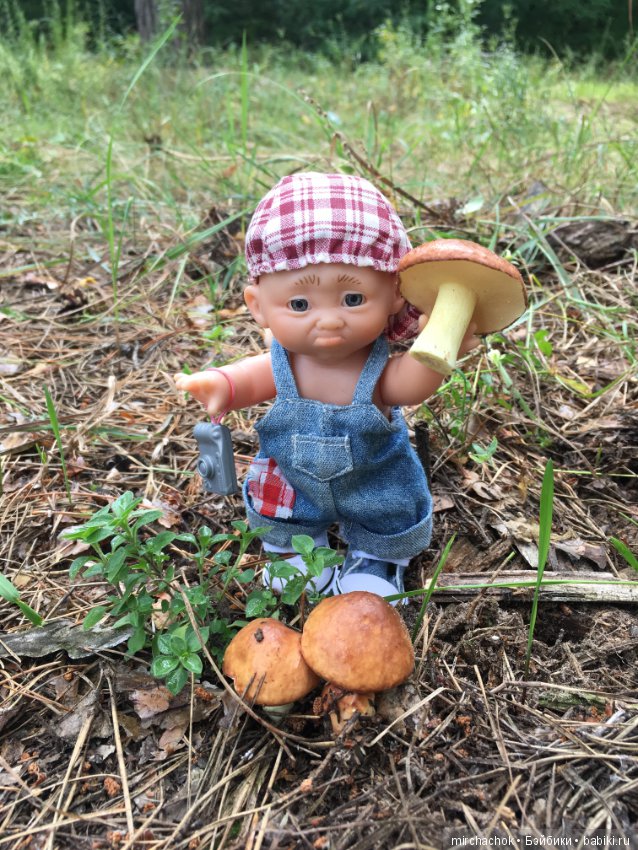 Данька побил собственный рекорд по сбору грибов