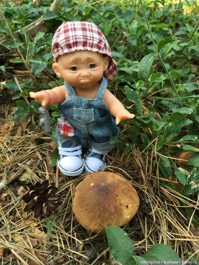 Данька побил собственный рекорд по сбору грибов