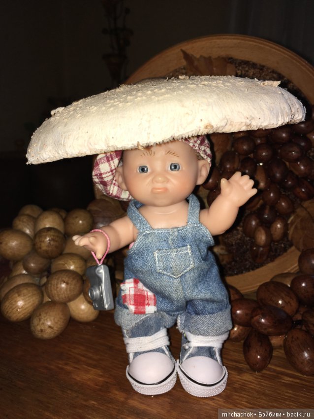 Данька побил собственный рекорд по сбору грибов