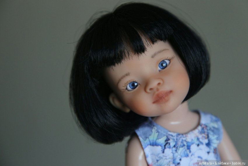 Знакомьтесь - милая Асмина! Моя новая переделочка из Paola Reina (фото 5)