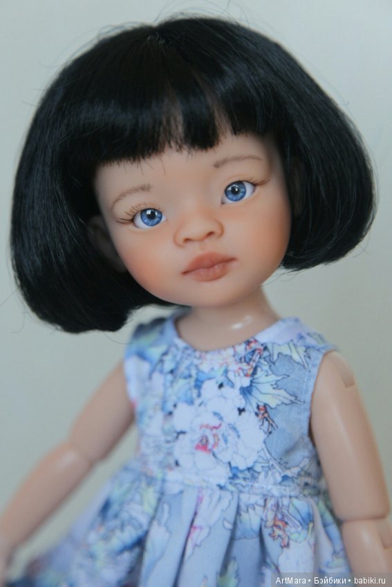 Знакомьтесь - милая Асмина! Моя новая переделочка из Paola Reina (фото 6)