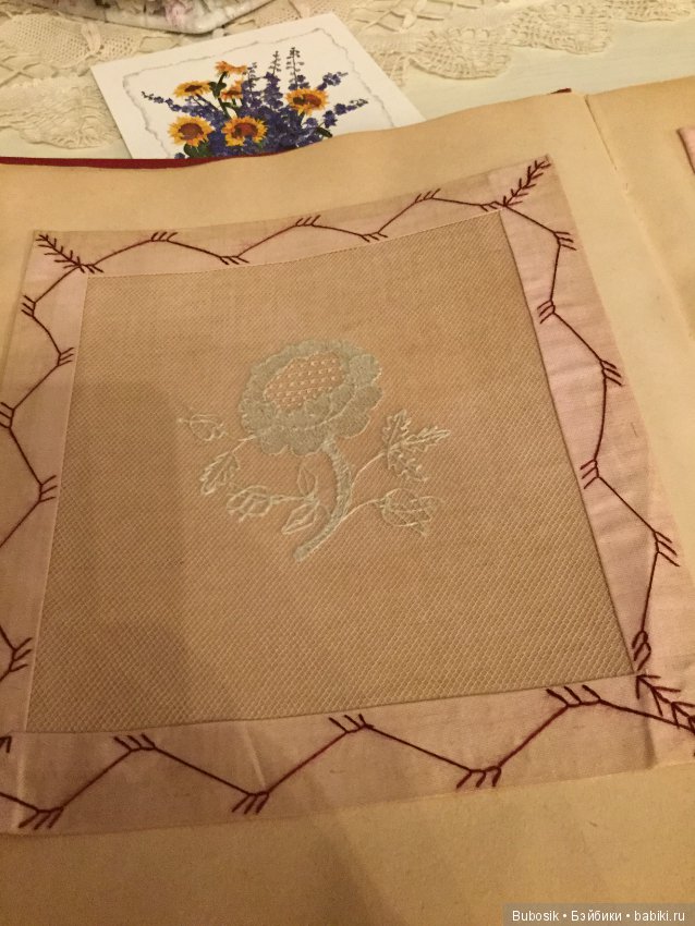 Обещанный альбом - образцы рукоделия,экзаменационные работы (фото 4)