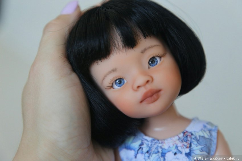 Знакомьтесь - милая Асмина! Моя новая переделочка из Paola Reina (фото 8)