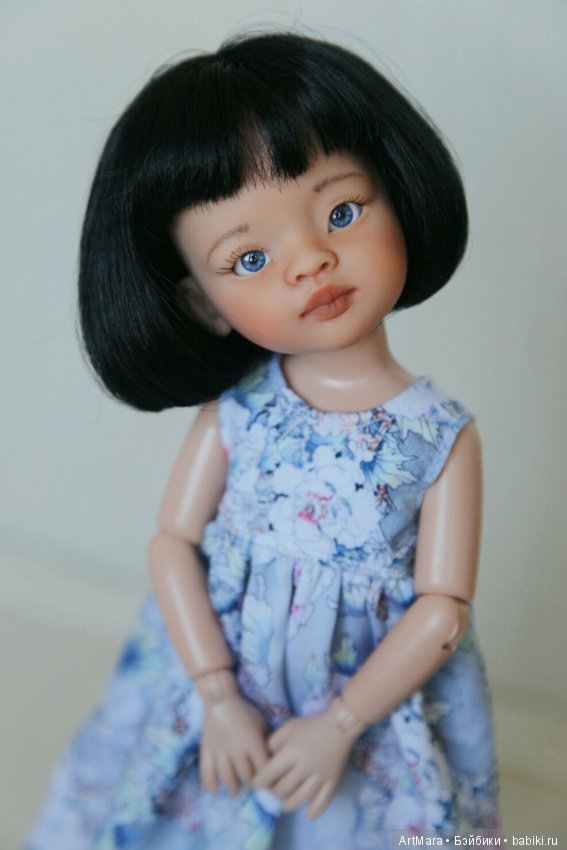 Знакомьтесь - милая Асмина! Моя новая переделочка из Paola Reina (фото 3)
