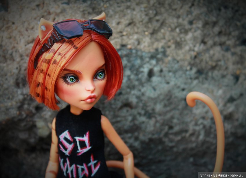 Наглая рыжая морда — ООАК Monster High и Ever After High: репейнт (фото 5)