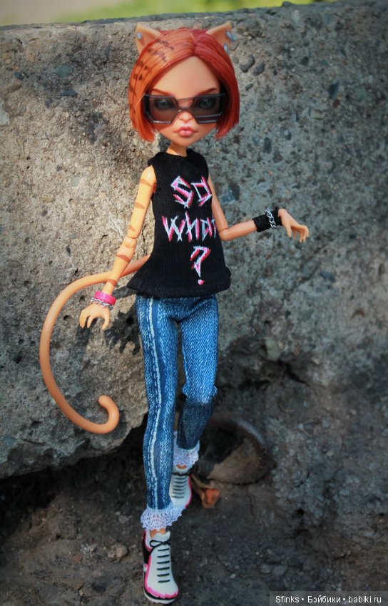 Наглая рыжая морда — ООАК Monster High и Ever After High: репейнт