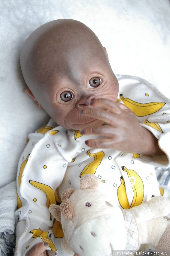 Обезьянка — Куклы Реборн (Reborn): домашние фото