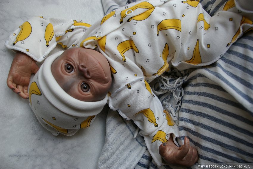 Обезьянка — Куклы Реборн (Reborn): домашние фото (фото 6)