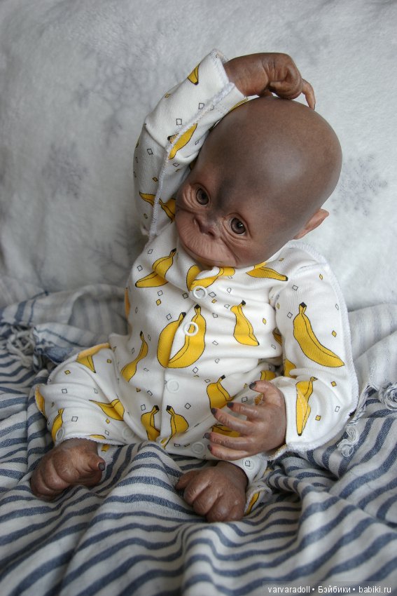 Обезьянка — Куклы Реборн (Reborn): домашние фото