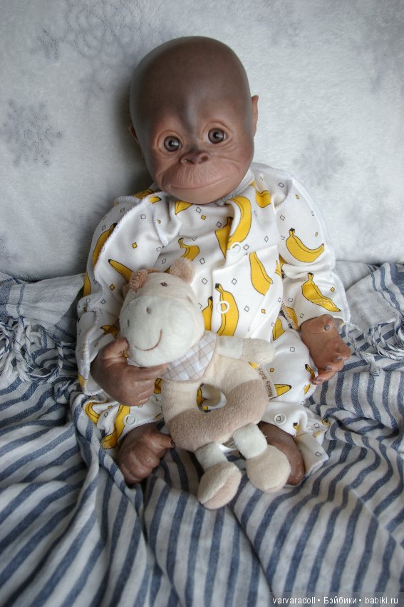 Обезьянка — Куклы Реборн (Reborn): домашние фото