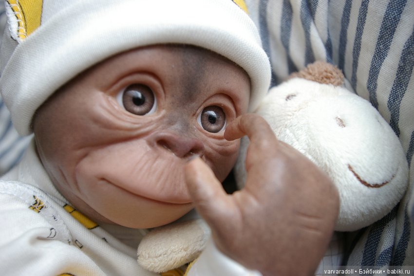 Обезьянка — Куклы Реборн (Reborn): домашние фото (фото 2)