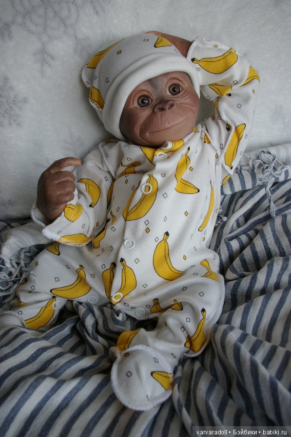 Обезьянка — Куклы Реборн (Reborn): домашние фото (фото 7)
