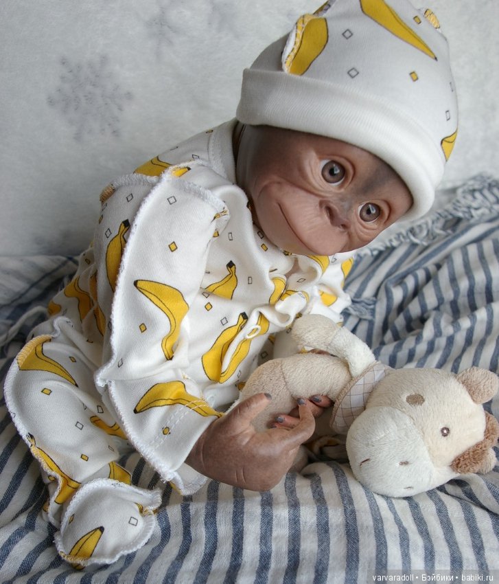 Обезьянка — Куклы Реборн (Reborn): домашние фото (фото 4)