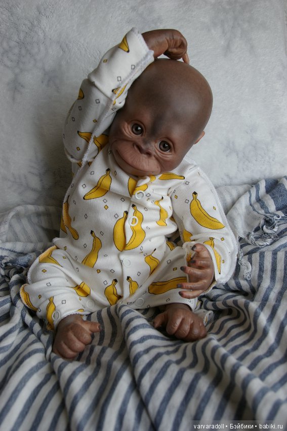 Обезьянка — Куклы Реборн (Reborn): домашние фото