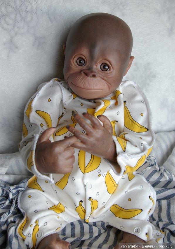 Обезьянка — Куклы Реборн (Reborn): домашние фото