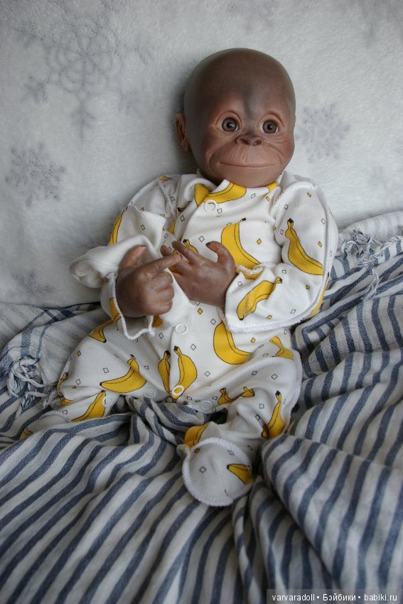 Обезьянка — Куклы Реборн (Reborn): домашние фото (фото 8)