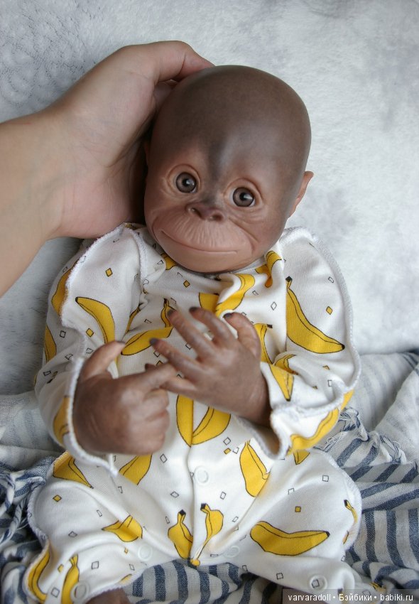 Обезьянка — Куклы Реборн (Reborn): домашние фото