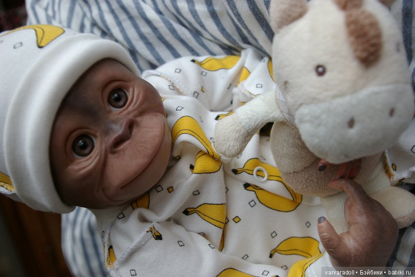 Обезьянка — Куклы Реборн (Reborn): домашние фото (фото 3)