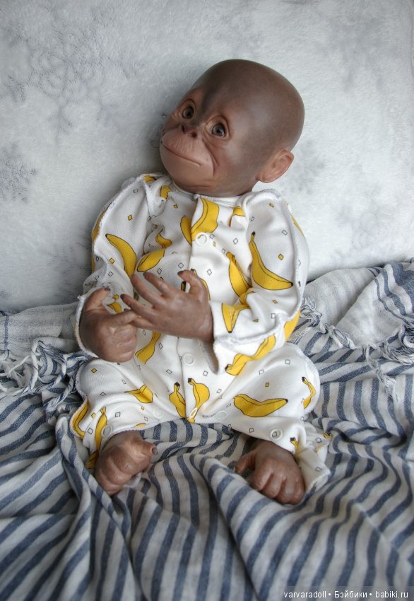 Обезьянка — Куклы Реборн (Reborn): домашние фото