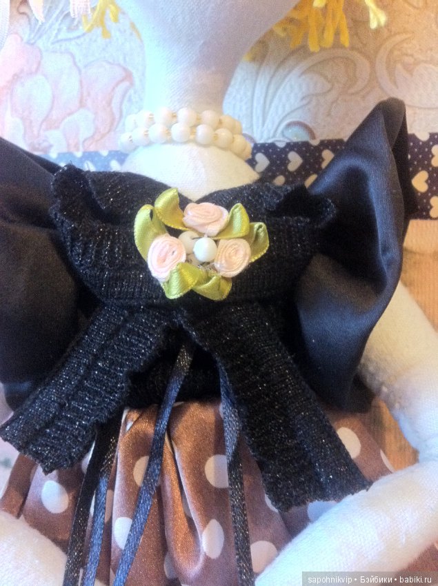 Платье в горошек — Авторские текстильные куклы: Вальдорфские (фото 2)