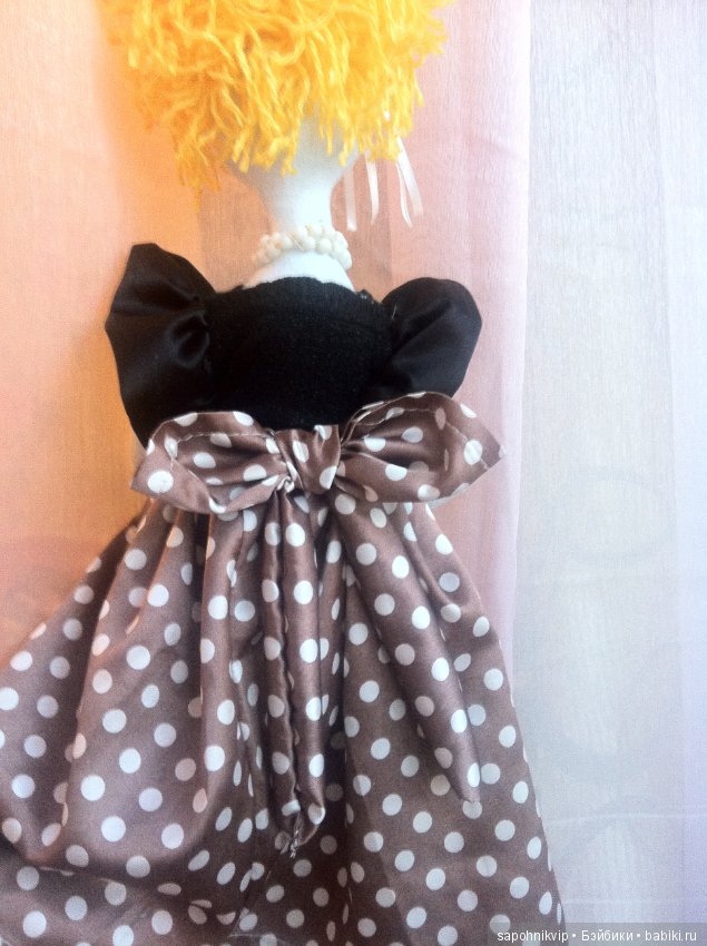 Платье в горошек — Авторские текстильные куклы: Вальдорфские (фото 9)