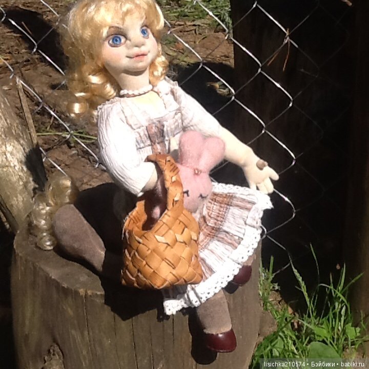 КЕНТАВРЁНОК Лидия. Необычная текстильно-шарнирная кукла