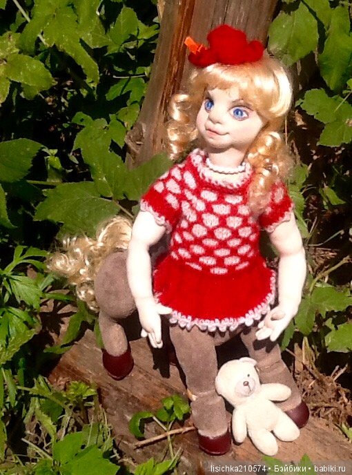 КЕНТАВРЁНОК Лидия. Необычная текстильно-шарнирная кукла