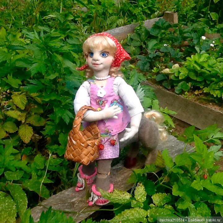 КЕНТАВРЁНОК Лидия. Необычная текстильно-шарнирная кукла (фото 4)