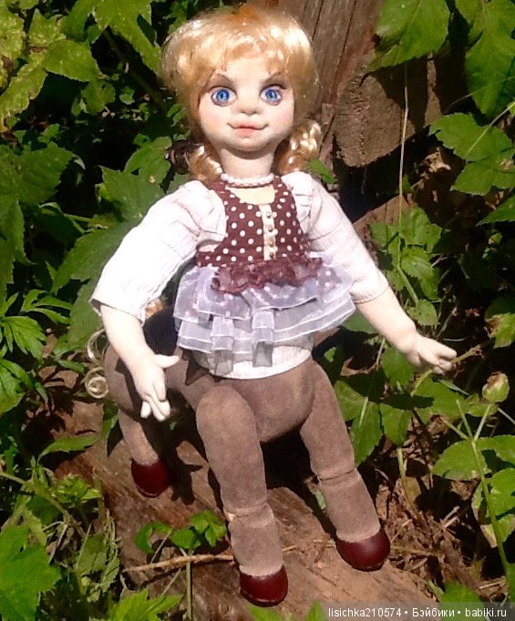 КЕНТАВРЁНОК Лидия. Необычная текстильно-шарнирная кукла