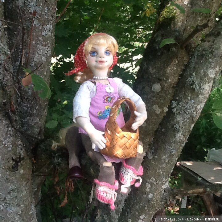 КЕНТАВРЁНОК Лидия. Необычная текстильно-шарнирная кукла (фото 3)