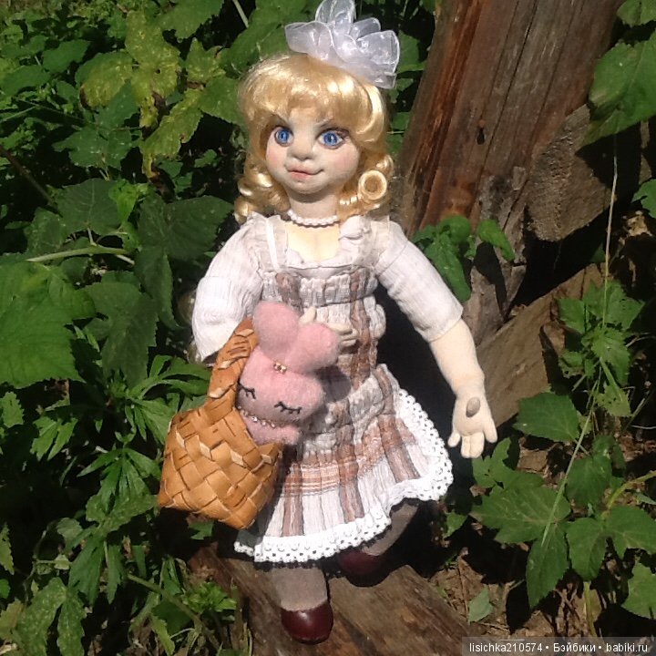 КЕНТАВРЁНОК Лидия. Необычная текстильно-шарнирная кукла