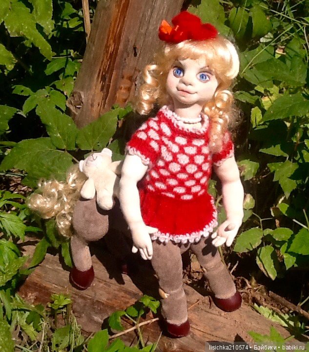 КЕНТАВРЁНОК Лидия. Необычная текстильно-шарнирная кукла