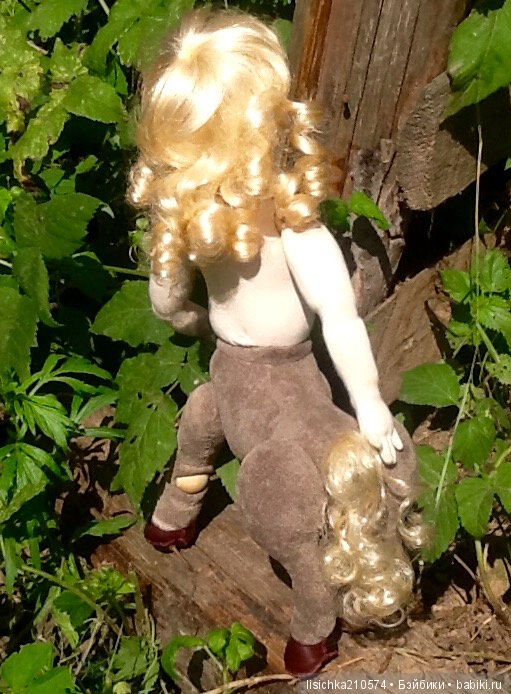 КЕНТАВРЁНОК Лидия. Необычная текстильно-шарнирная кукла