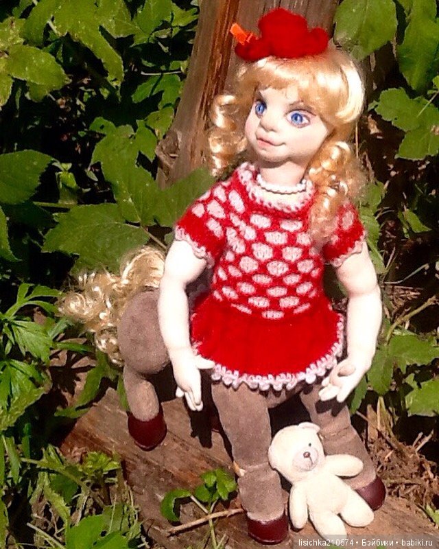 КЕНТАВРЁНОК Лидия. Необычная текстильно-шарнирная кукла