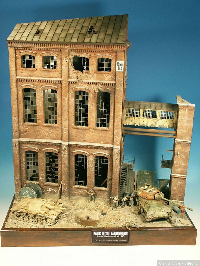 Диорама "Panic in the background" (фото 3)
