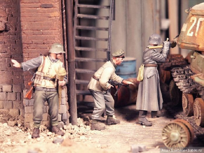 Диорама "Panic in the background" (фото 5)