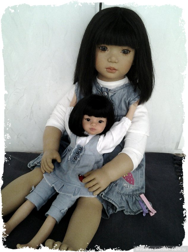 Ширем и ее маленькая копия. Куколка для куклы