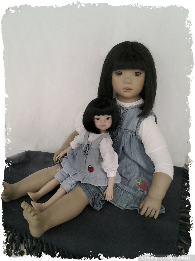 Ширем и ее маленькая копия. Куколка для куклы