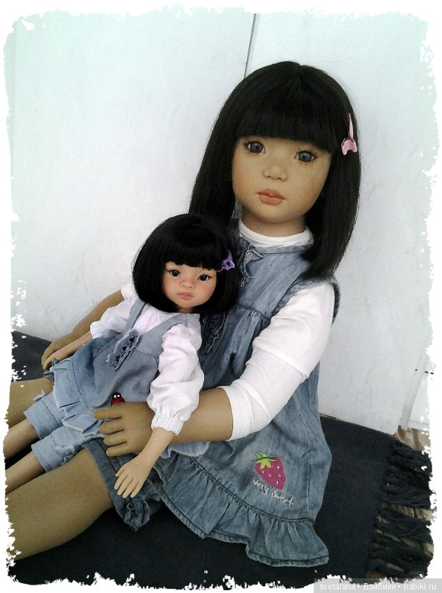 Ширем и ее маленькая копия. Куколка для куклы (фото 5)