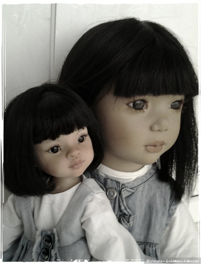 Ширем и ее маленькая копия. Куколка для куклы