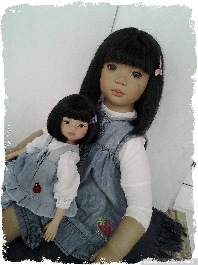 Ширем и ее маленькая копия. Куколка для куклы (фото 4)