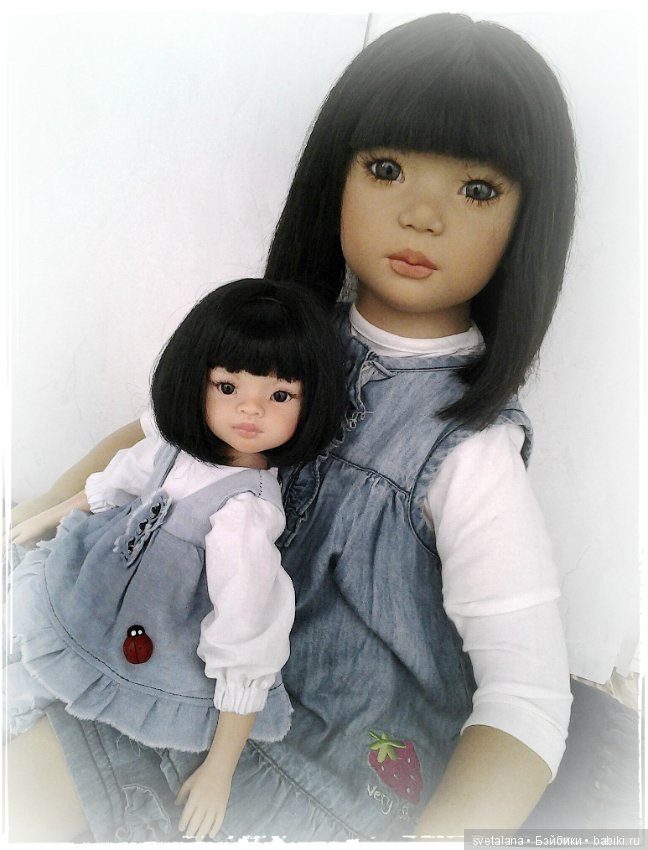 Ширем и ее маленькая копия. Куколка для куклы (фото 3)