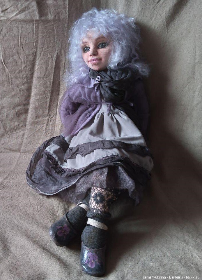 Это опять из серии: текстильная подвижная кукла. Меня зовут Василиса или просто Вася (фото 6)