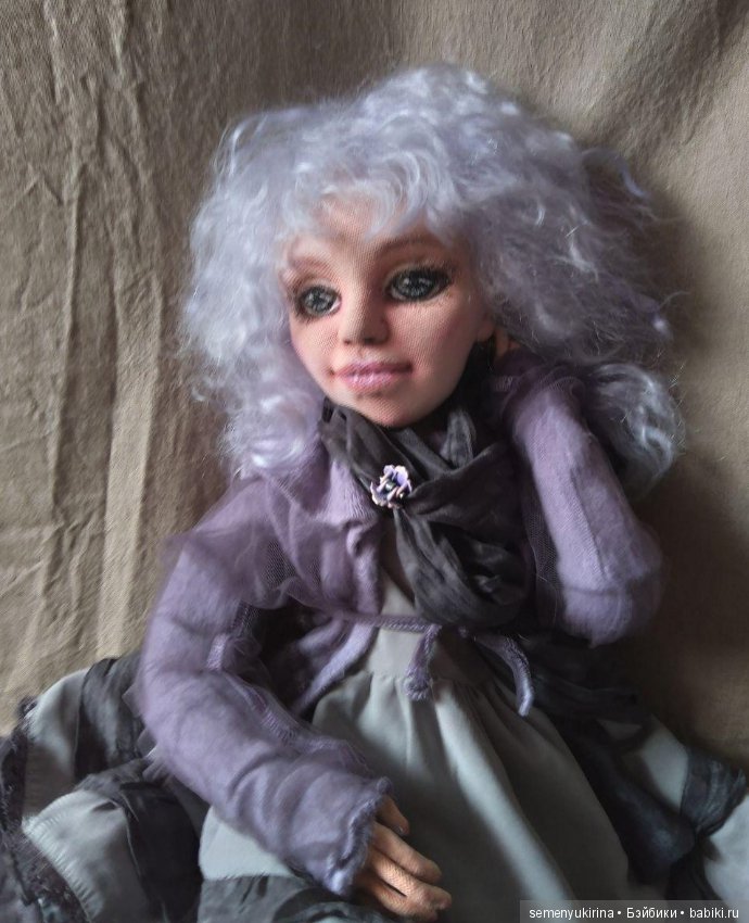 Это опять из серии: текстильная подвижная кукла. Меня зовут Василиса или просто Вася (фото 4)